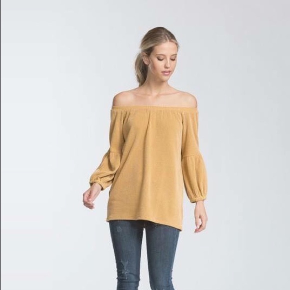 Boutique off the shoulder top
